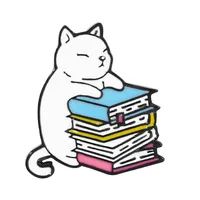 Cute Cat Alloy Stoving Varnish Unisex Brooches sku image 1