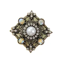 Elegant Retro Swan Owl Butterfly Alloy Rhinestones Unisex Brooches main image 3