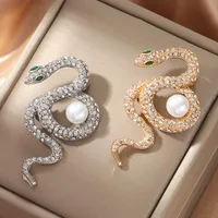 Retro Snake Alloy Women's Brooches main image 1