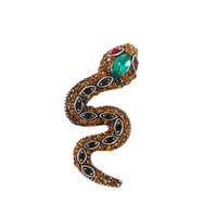 Retro Snake Alloy Women's Brooches sku image 3