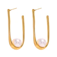 1 Pair Simple Style Classic Style Geometric 304 Stainless Steel Ear Studs main image 9