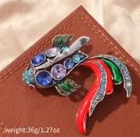 Elegant Retro Swan Owl Butterfly Alloy Rhinestones Unisex Brooches sku image 1