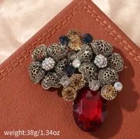 Elegant Retro Swan Owl Butterfly Alloy Rhinestones Unisex Brooches sku image 7