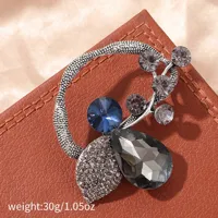 Elegant Retro Swan Owl Butterfly Alloy Rhinestones Unisex Brooches sku image 5