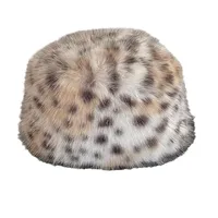 Women's Retro Classic Style Leopard Eaveless Bucket Hat main image 5