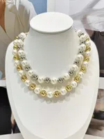 Elegant Romantic Pearl 18K Gold Plated Artificial Pearl Brass Wholesale Necklace main image 1