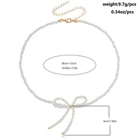 Modern Style Simple Style Bow Knot Copper Handmade Plating 18k Gold Plated Jewelry Set sku image 16