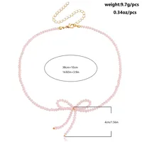 Modern Style Simple Style Bow Knot Copper Handmade Plating 18k Gold Plated Jewelry Set sku image 10