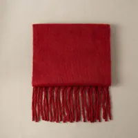 Brown Striped Scarf Women's Autumn And Winter Korean-style Trendy   Winter Warm Imitation Cashmere Windproof Scarf For Students sku image 54
