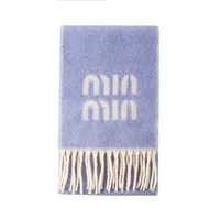 Brown Striped Scarf Women's Autumn And Winter Korean-style Trendy   Winter Warm Imitation Cashmere Windproof Scarf For Students sku image 35