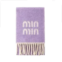 Brown Striped Scarf Women's Autumn And Winter Korean-style Trendy   Winter Warm Imitation Cashmere Windproof Scarf For Students sku image 29