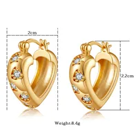 1 Pair Elegant Streetwear Geometric Irregular Copper Zircon Earrings main image 2