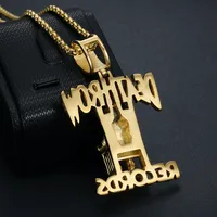 Hip-Hop Letter Titanium Steel Unisex main image 4