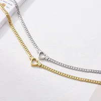 Wholesale Jewelry Lady Heart Shape Titanium Steel Plating Necklace main image 2