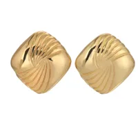 1 Pair Vintage Style Commute Rhombus Plating 304 Stainless Steel 18K Gold Plated Ear Studs main image 3