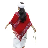 Women's Sweet Plaid Acrylic Tassel Scarf main image 2
