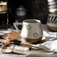 Casual Vacation Solid Color Ceramics Mug 1 Piece main image 2