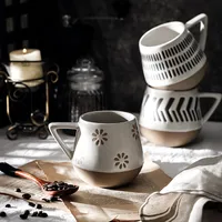 Casual Vacation Solid Color Ceramics Mug 1 Piece main image 1