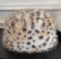 Women's Retro Classic Style Leopard Eaveless Bucket Hat sku image 2
