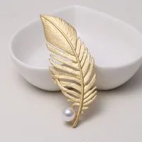Retro Alloy Plating Inlay Pearl Women's Brooches sku image 1