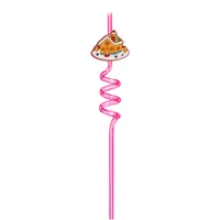 Christmas Cute Santa Claus Plastic Straw 1 Piece sku image 12