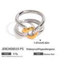 Simple Style Commute Geometric 316 Stainless Steel  Women's Rings sku image 8