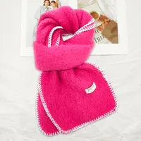 Christmas New Year Series Scarf  New Fashion Warm Knitted Scarf Autumn And Winter Student Couple Gift Shawl sku image 10