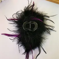 Basic Solid Color Plastic Spray Paint Hair Claws sku image 38