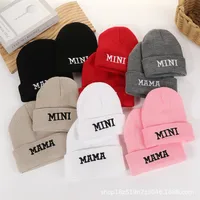 Children Unisex Women's Simple Style Classic Style Letter Solid Color Eaveless Wool Cap main image 1