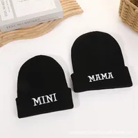 Children Unisex Women's Simple Style Classic Style Letter Solid Color Eaveless Wool Cap sku image 1