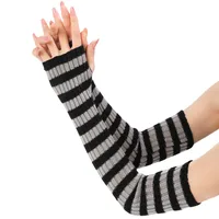 Unisex Modern Style Stripe Solid Color Gloves Arm Sleeves sku image 3