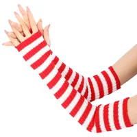 Unisex Modern Style Stripe Solid Color Gloves Arm Sleeves sku image 5