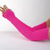 Unisex Modern Style Stripe Solid Color Gloves Arm Sleeves sku image 12