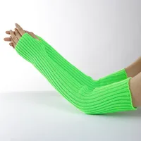 Unisex Modern Style Stripe Solid Color Gloves Arm Sleeves sku image 11