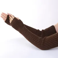 Unisex Modern Style Stripe Solid Color Gloves Arm Sleeves sku image 14