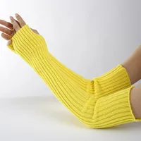Unisex Modern Style Stripe Solid Color Gloves Arm Sleeves sku image 20