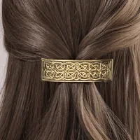 Women's Retro Geometric Solid Color Metal Hair Clip main image 2