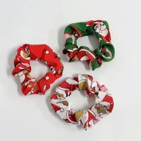 Women's Simple Style Christmas Tree Santa Claus Cloth Hair Tie sku image 7
