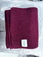 Solid Color Knitted Scarf Women's Autumn And Winter Korean Style Student Wool  Warm Thickened Scarf Couple Trendy Men Couple sku image 24