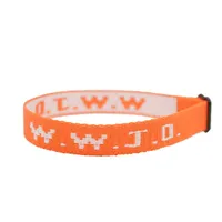 W.W.J.D. Letter Jacquard Printed Wrist Strap Bracelet Ribbon Unisex WWJD Bracelet Adjustable Bracelet sku image 18