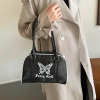 Women's Small Pu Leather Solid Color Streetwear Shell Zipper Dome Bag main image 1