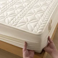 Class A Cotton Waterproof Bed Cover Single Mattress Protective Cover Summer Simmons Bedspread Diaphragm Pad Cotton Non-slip Bedspread- sku image 270