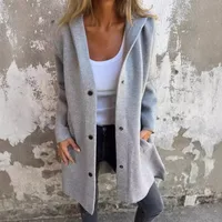 Women's Elegant Streetwear Solid Color Pocket Single Breasted Casual Jacket main image 2
