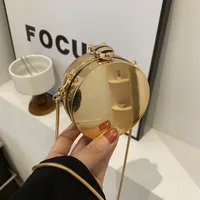 Women's Mini Arylic Solid Color Basic Classic Style Round Lock Clasp Shoulder Bag main image 1