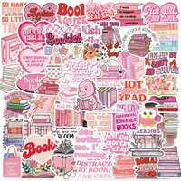 A Variety Of 50 Cartoon Reading Books Smut Graffiti Stickers Decorative Guitar Notebook Luggage DIY Wholesale sku image 2