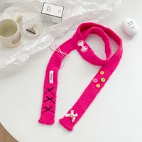 Women's IG Style Solid Color Wool Blend Scarf sku image 4