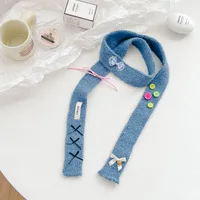 Women's IG Style Solid Color Wool Blend Scarf sku image 5