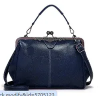 Women's Bag Handbag Shoulder Bag Crossbody Bag Women's Bag Clip Bag British Retro Postman Bag sku image 8