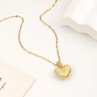 Wholesale Jewelry Sweet Heart Shape 304 Stainless Steel Copper Zircon 18K Gold Plated Plating Inlay Pendant Necklace main image 4
