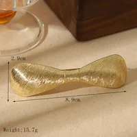 Women's Cute Basic Solid Color Alloy Hair Clip sku image 2